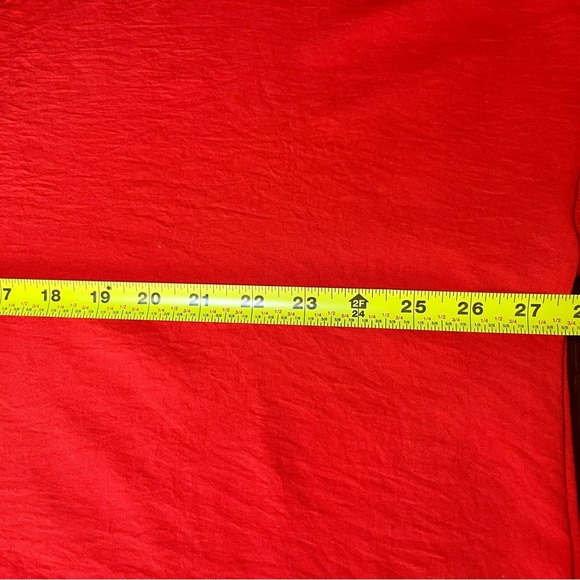 Elegant Orange Women's Blouse - Picture 5 of 7